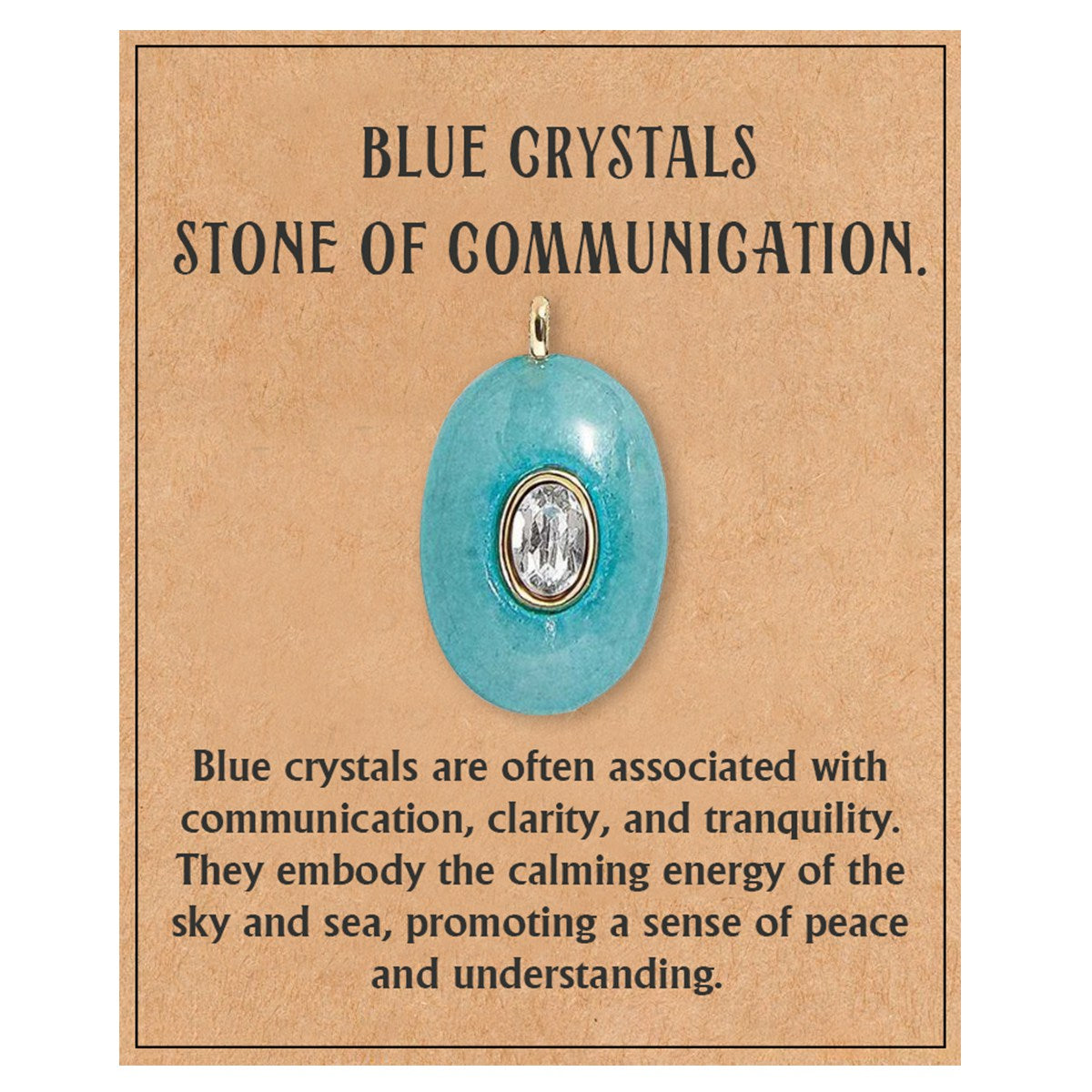 Natural Stone Precious Pendant Necklace