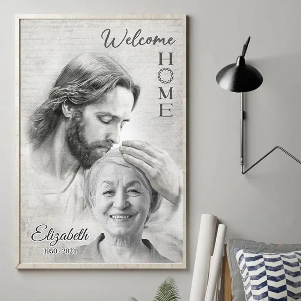 Remembering You With Love - Memorial Personalized Canvas/Poster