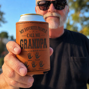 Father's Day Gifts, Legend, Husband, Dad And Grandpa - Personalized Can Cooler