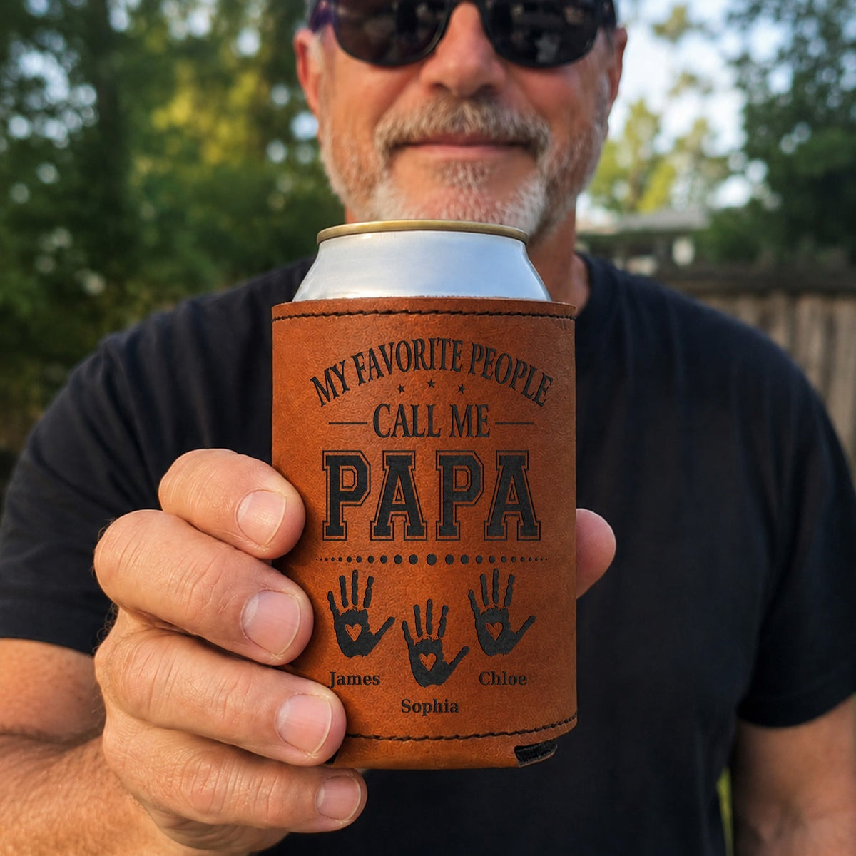 Father's Day Gifts, Legend, Husband, Dad And Grandpa - Personalized Can Cooler