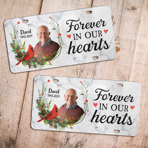 Personalized Photo License Plate - Forever In Our Hearts