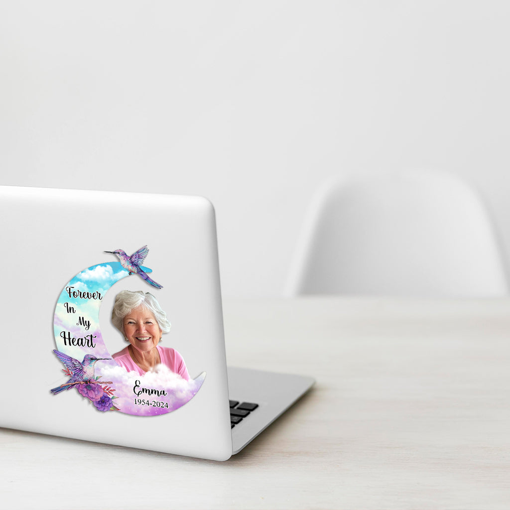 Forever In My Heart Personalized Memorial Decal