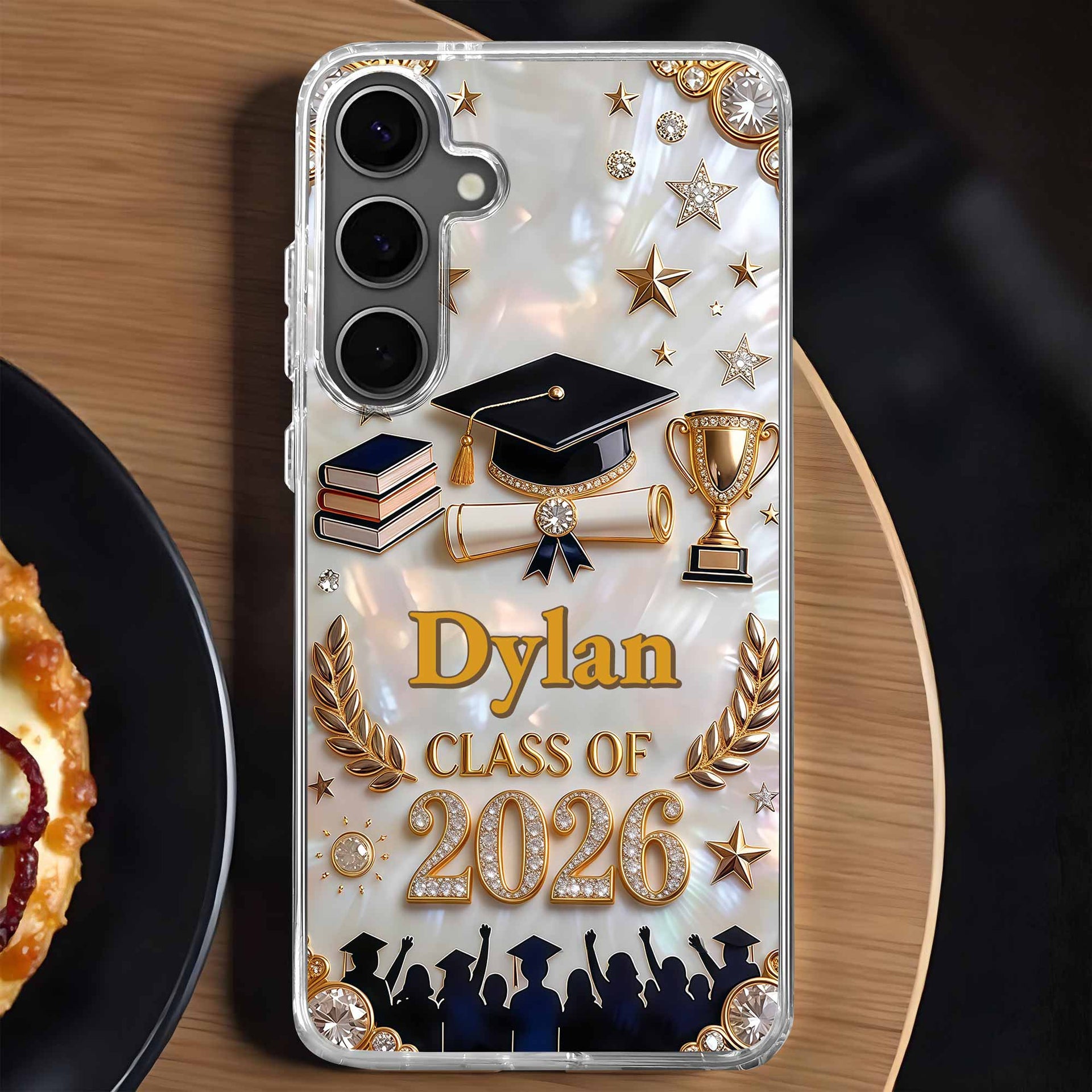 Class Of 2026,2027, Personalized Clear Phone Case, Gift For Graduates