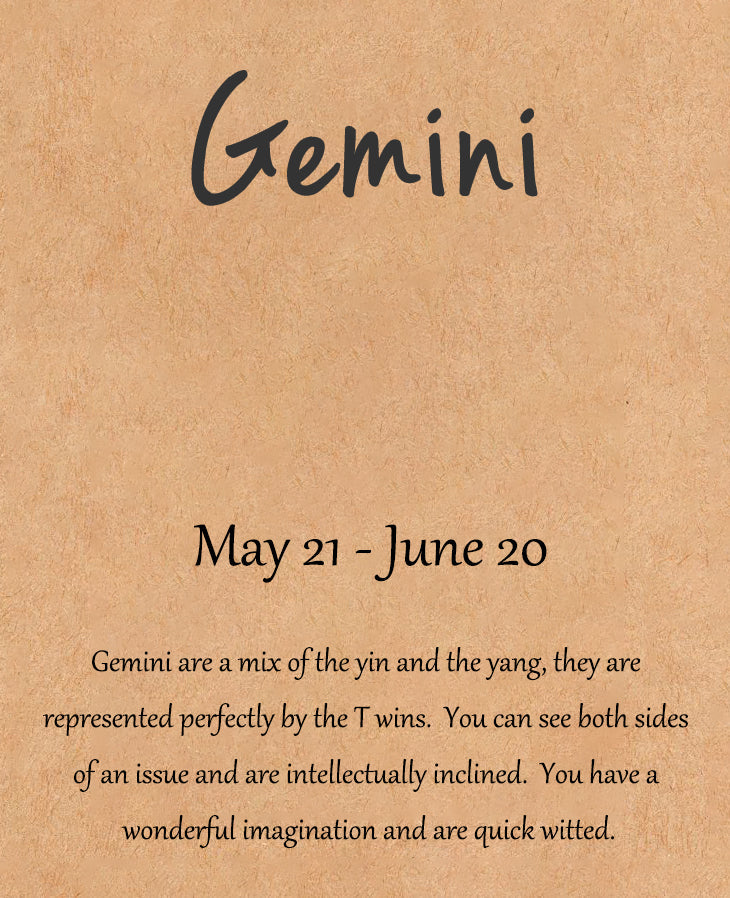 Natural Stone Hand Woven Bracelet With Twelve Constellations Paper Card