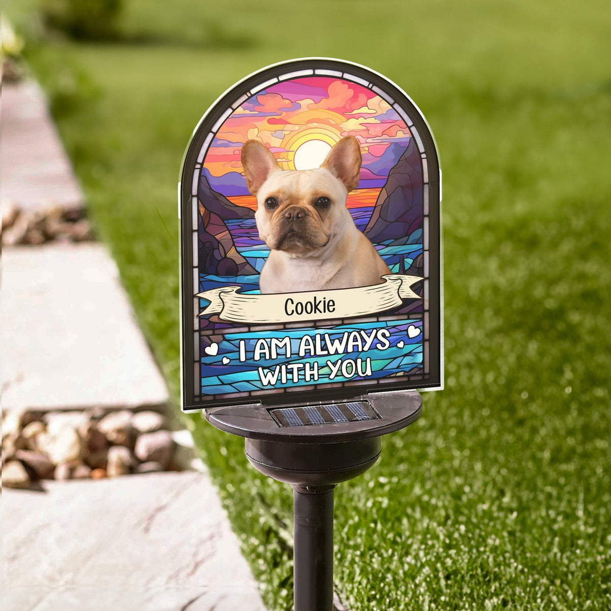 I'm Always With You - Personalized Photo Solar Light