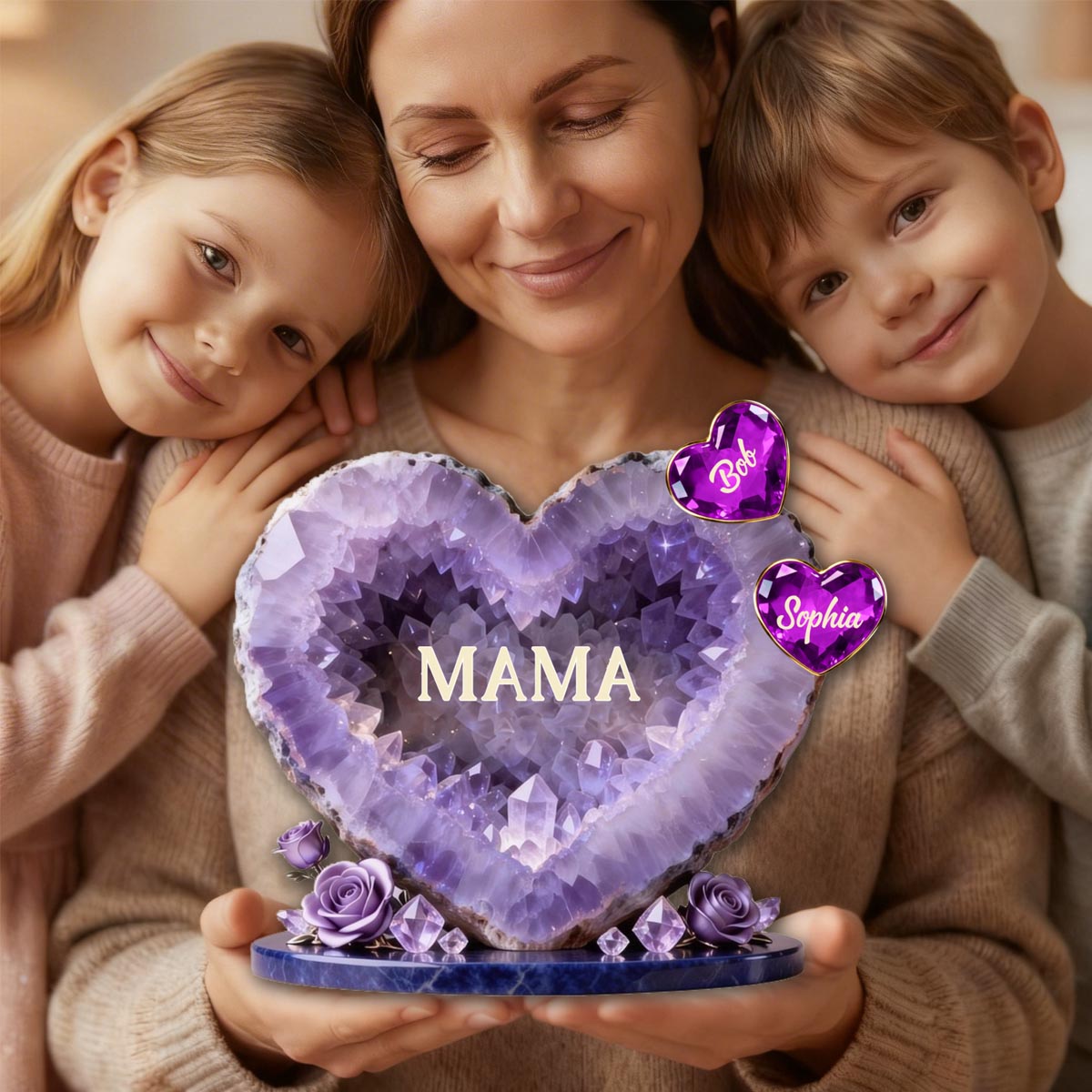 Mommy Heart - Acrylic Plaque Personalized Gifts For Mom