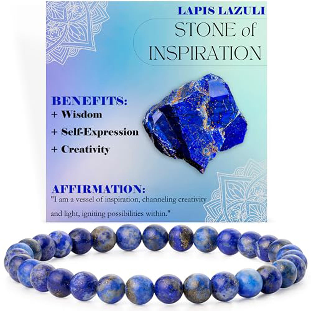 Energy & Love • Natural Stone Elastic Rope Bracelet