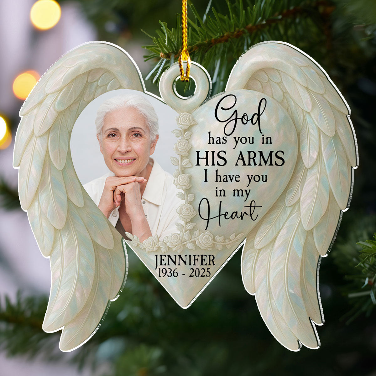 With You Forever - Personalized Memorial Acrylic Ornament
