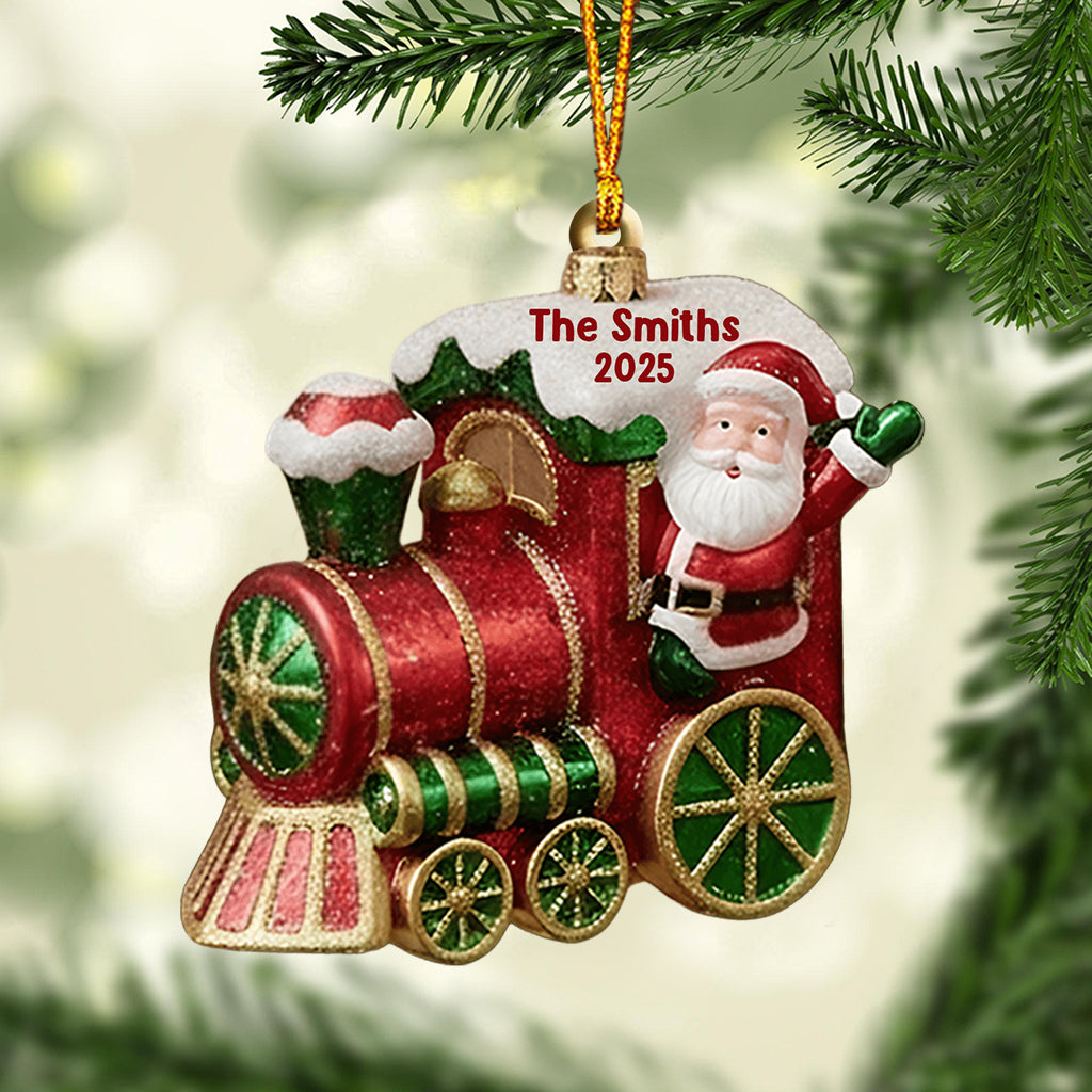 2025 Family Christmas Train - Personalized Ornament