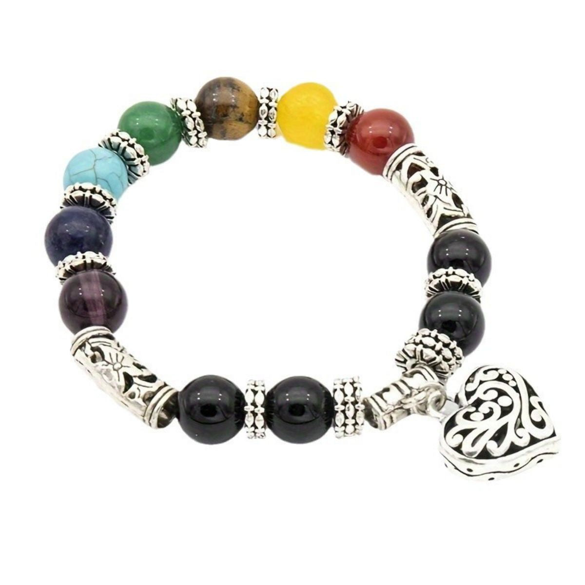 7 Chakra Reiki Healing Heart Bracelet