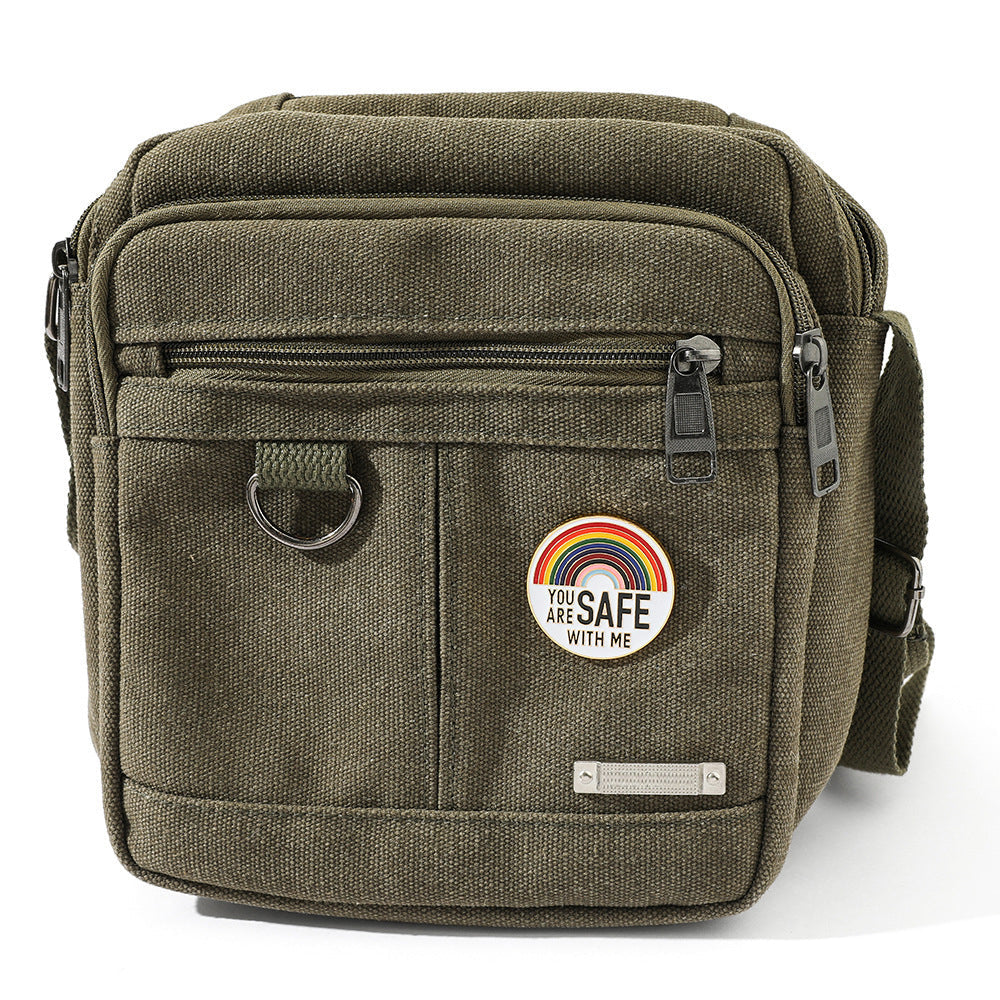 You Are Safe With Me Pin