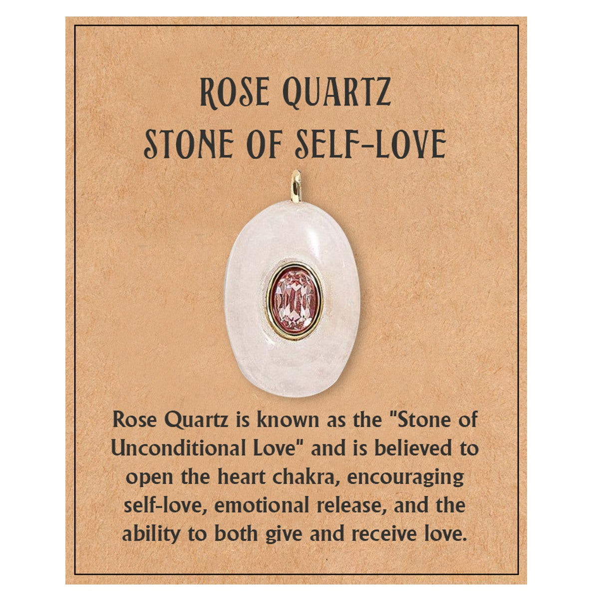 Natural Stone Precious Pendant Necklace