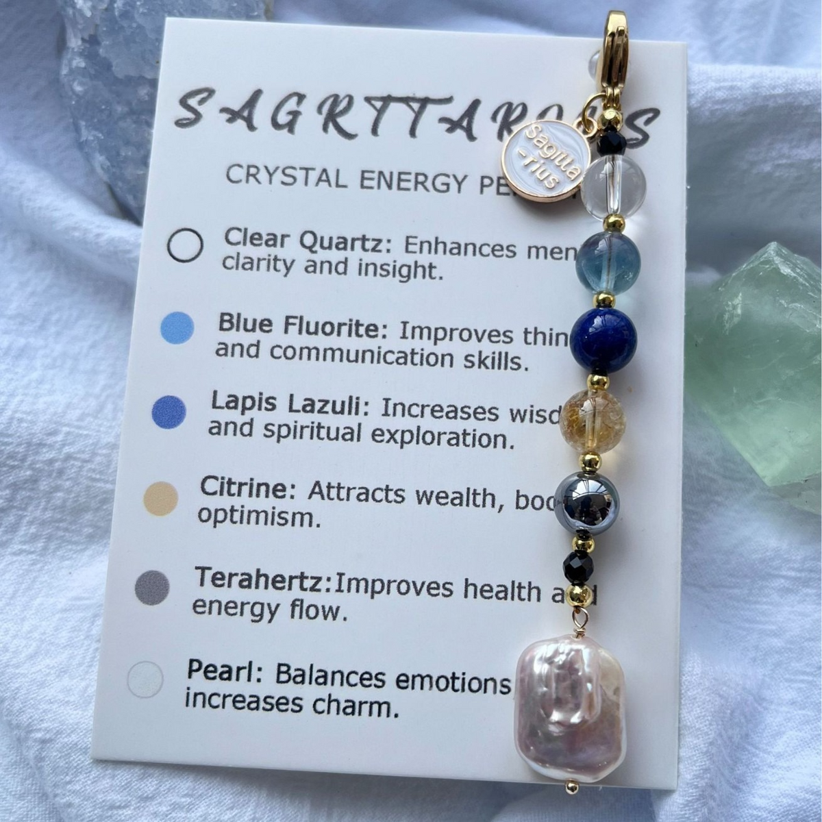 12 Constellation Energy Crystal ornament