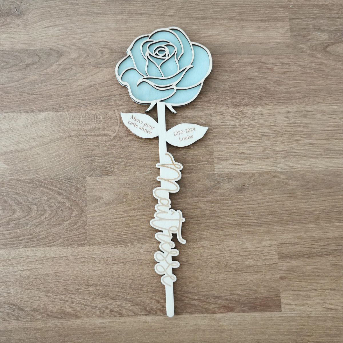 Personalized Double layer Eternal Wooden Flowers For Family