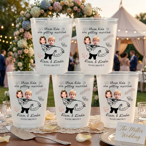 These Kids Are Getting Married Wedding Party Wedding Favors - Personalized Cups
