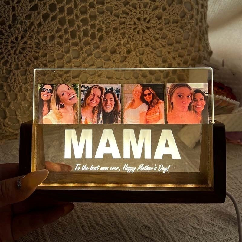 To The Best Mom Ever, Happy Mother's Day! Personalized Acrylic Photos Plaque