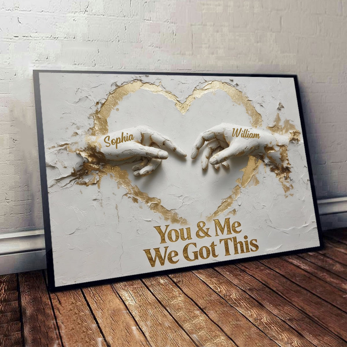 You And Me We Got This - Personalized Couple Canvas And Poster