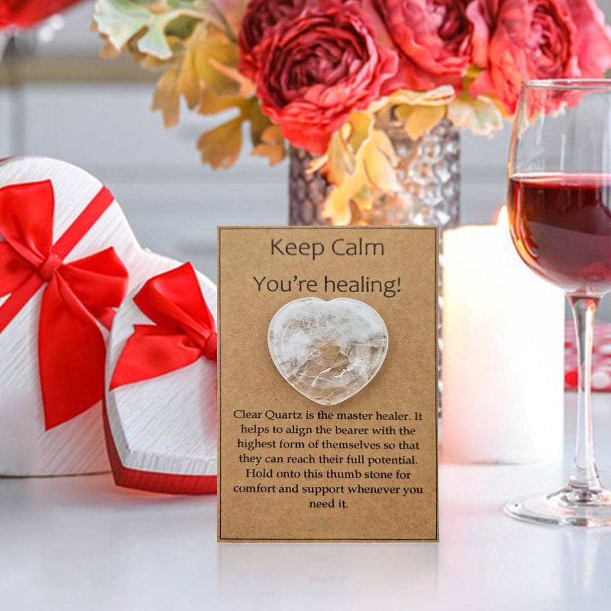 Crystals bring good luck/confidence.  Protect and support crystal gifts