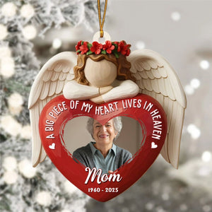 A Big Piece Of My Heart - Personalized Acrylic Ornament