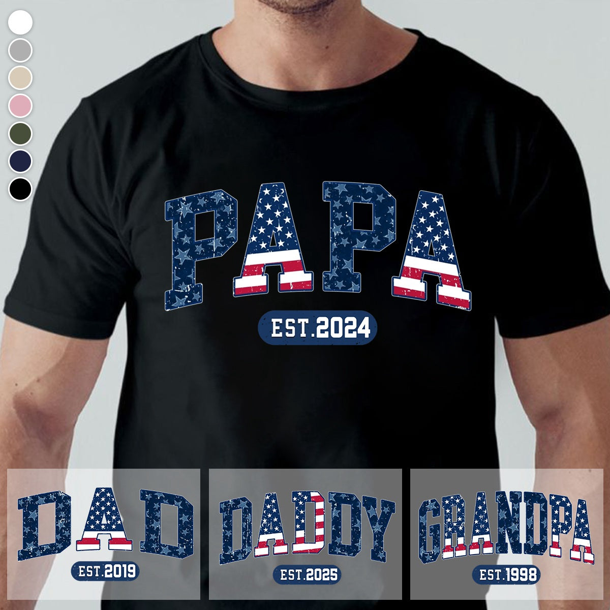 To Be Called Papa - Family Personalized T shirt - Father's Day, Gift For Dad, Grandpa
