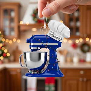 Baking Mixer Lights Ornament - Personalized Custom Shape Acrylic Ornament