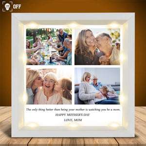 Personalized Custom Photo Frame with Text Shadow Light Box