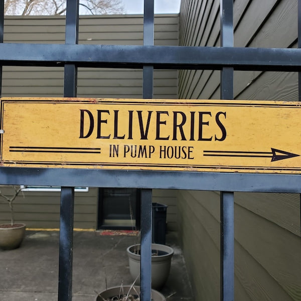 Custom Text Sign, Personalized Metal Sign