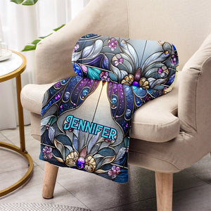 Beautiful Butterfly - Personalized Butterfly Blanket