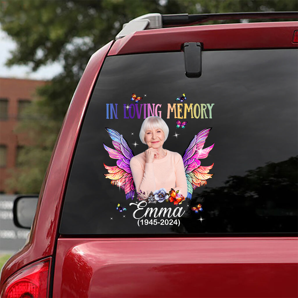 In Loving Memory Personalized Memorial Decal