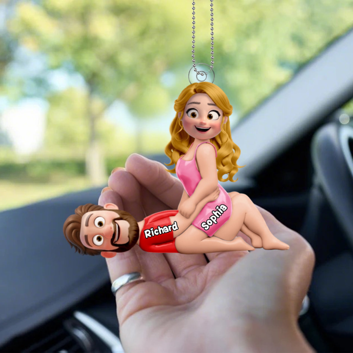 Couple Love You Everyday Personalized Acrylic Ornament - Gifts For Couple