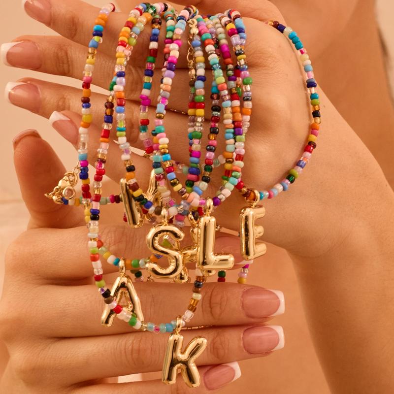 The Colorful Letter Necklace