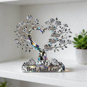 Best Gift For Mom, Grandma - Personalized Mother Custom Shaped Acrylic Plaque