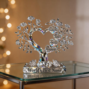 Best Gift For Mom, Grandma - Personalized Mother Custom Shaped Acrylic Plaque