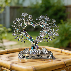 Best Gift For Mom, Grandma - Personalized Mother Custom Shaped Acrylic Plaque