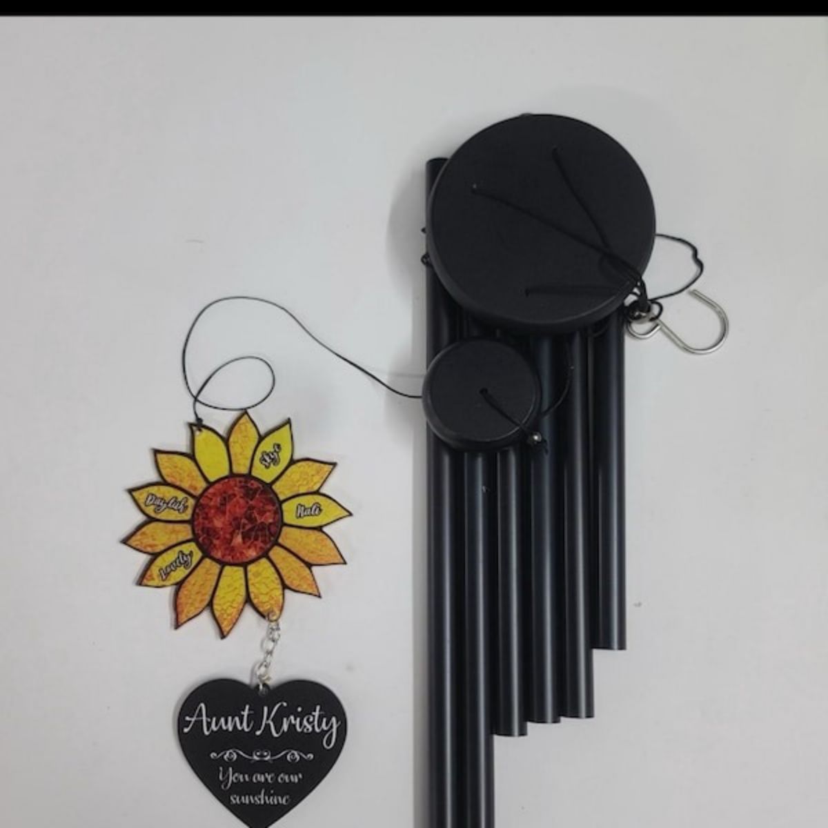 Personalized Nana Sunflower,You are My Sunshine Wind Chime