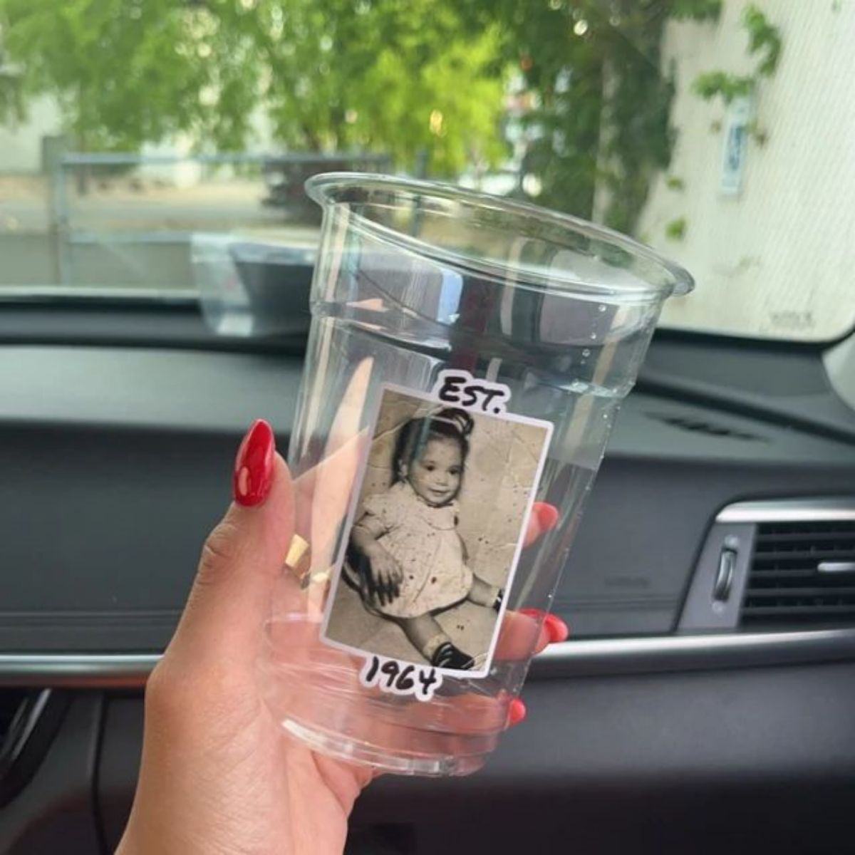 Plastic Party Cups Personalized Birthday Custom Face Party Decorations