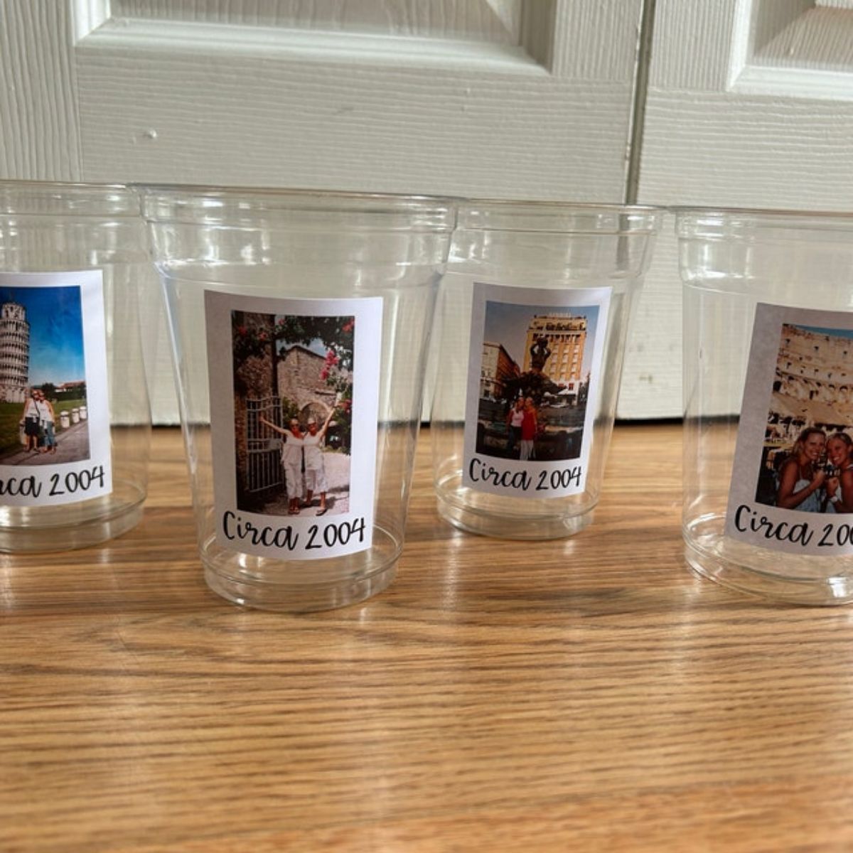 Personalized Photo Plastic Party Cups Party Decorations