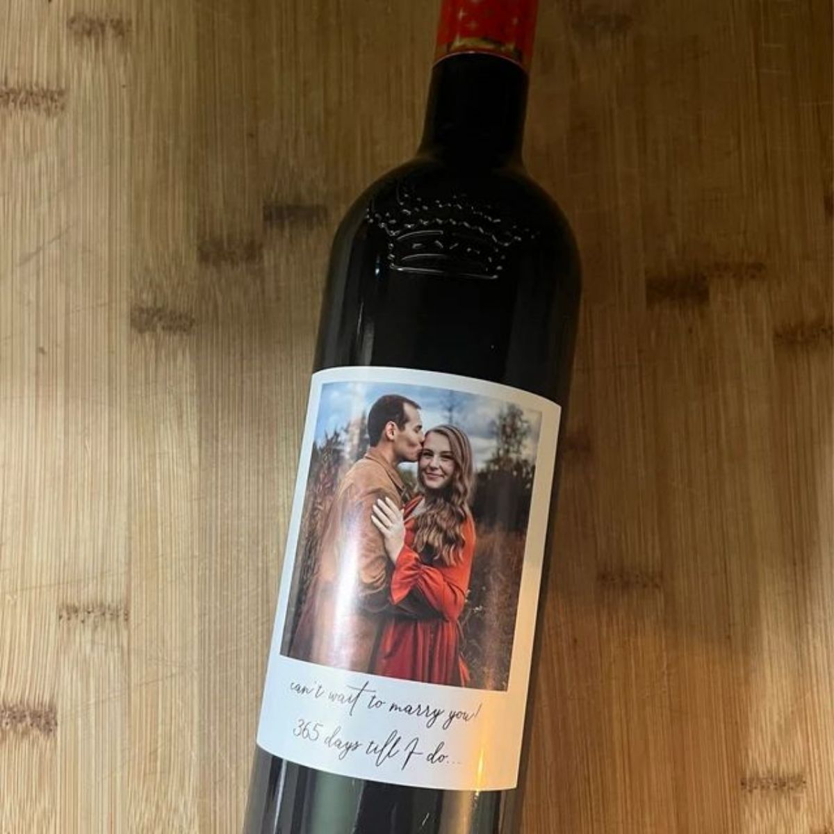 Personalized Photo Wine Labels Party Decoration