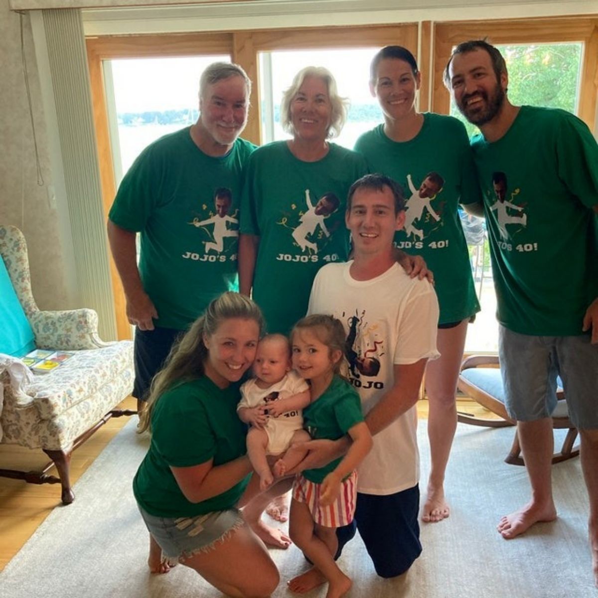 Funny Custom Face stick figures Birthday Party Group Personalized T-Shirt