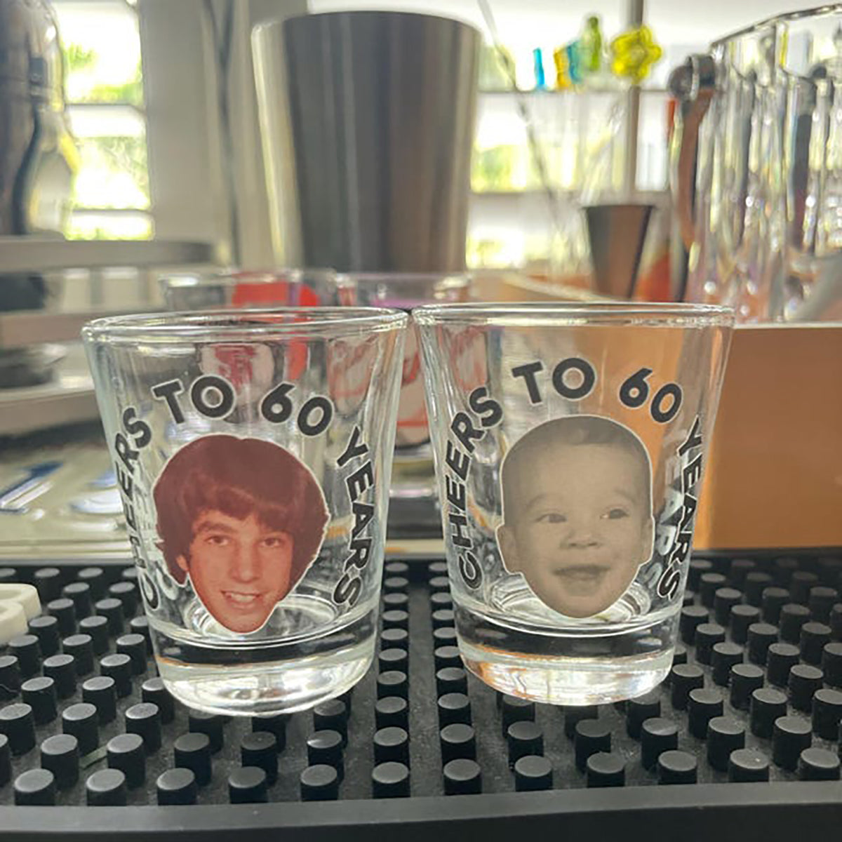 Personalized Custom Text Face Shot Glasses