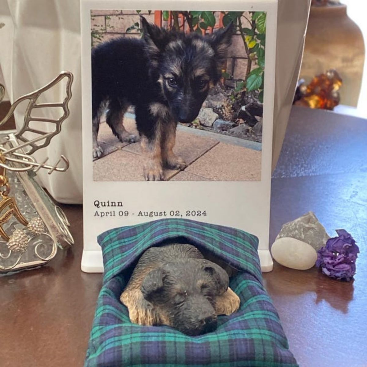 Personalized Photo Print Plaque With Custom Message