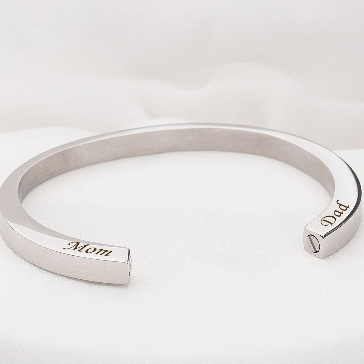 Personalized Double Chamber Memorial Ashes  Bracelet