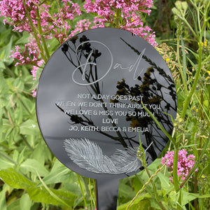 Grave Decoration For Cemetery Personalized Grave Ornament Marker Memorial Gift