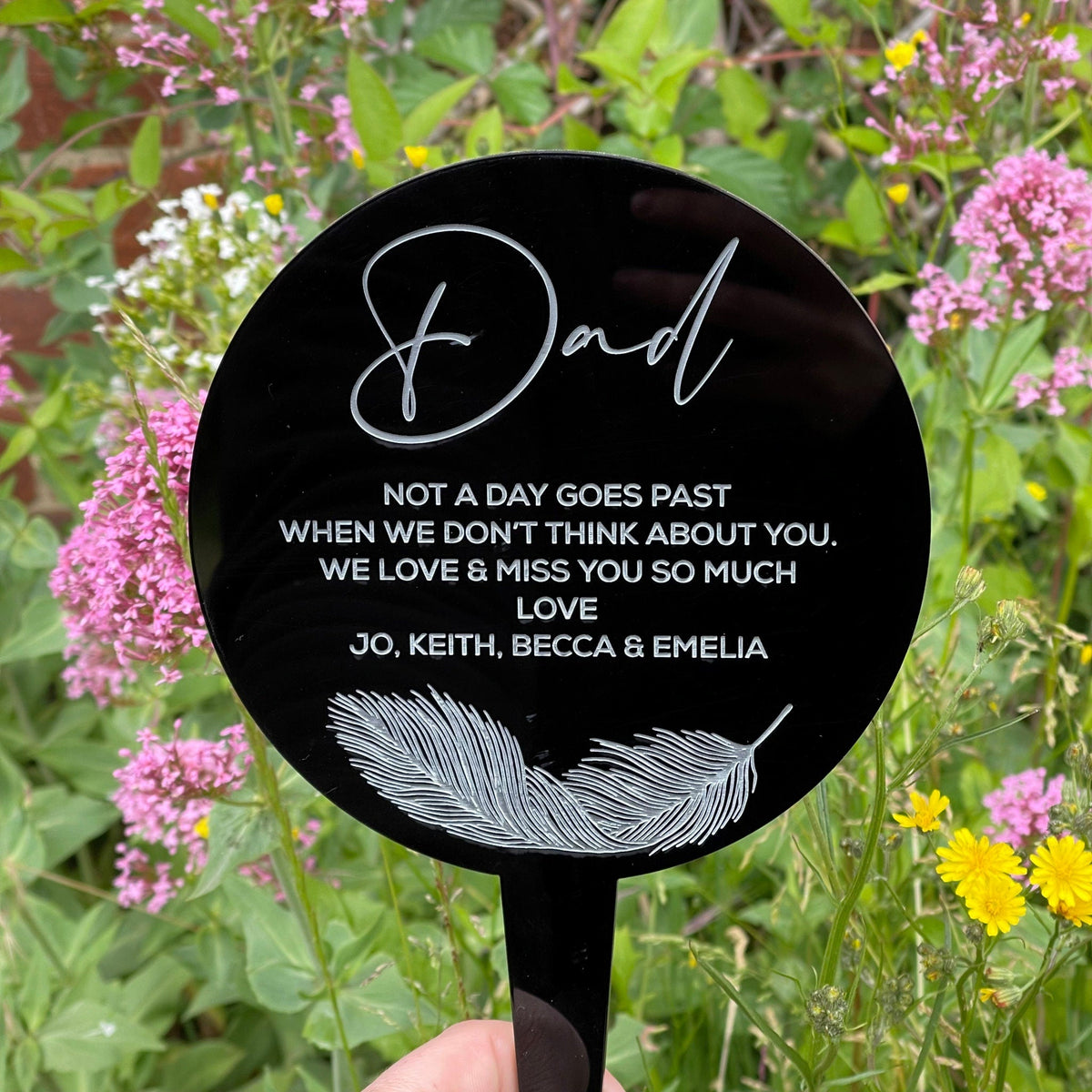 Grave Decoration For Cemetery Personalized Grave Ornament Marker Memorial Gift