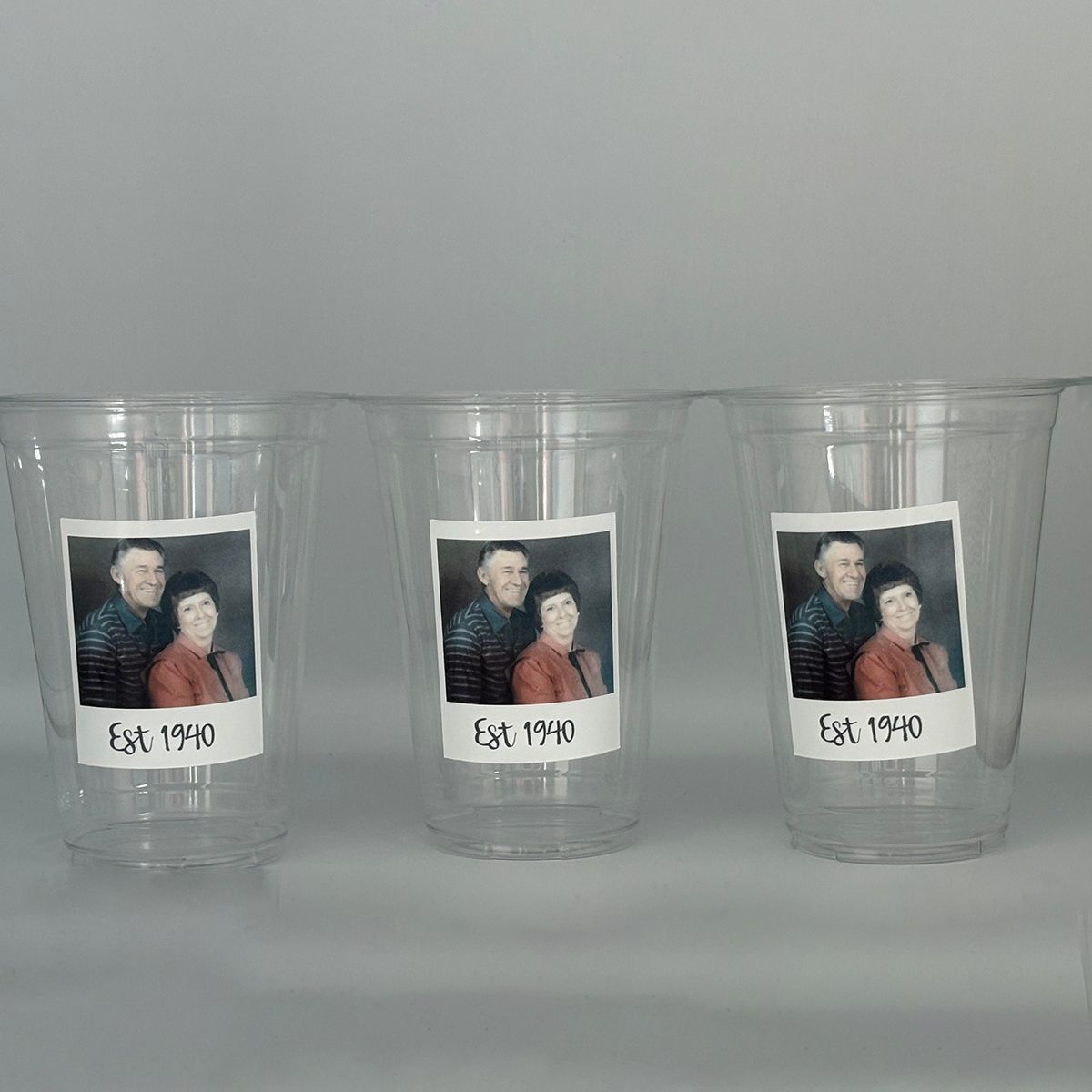 Personalized Photo Plastic Party Cups Party Decorations