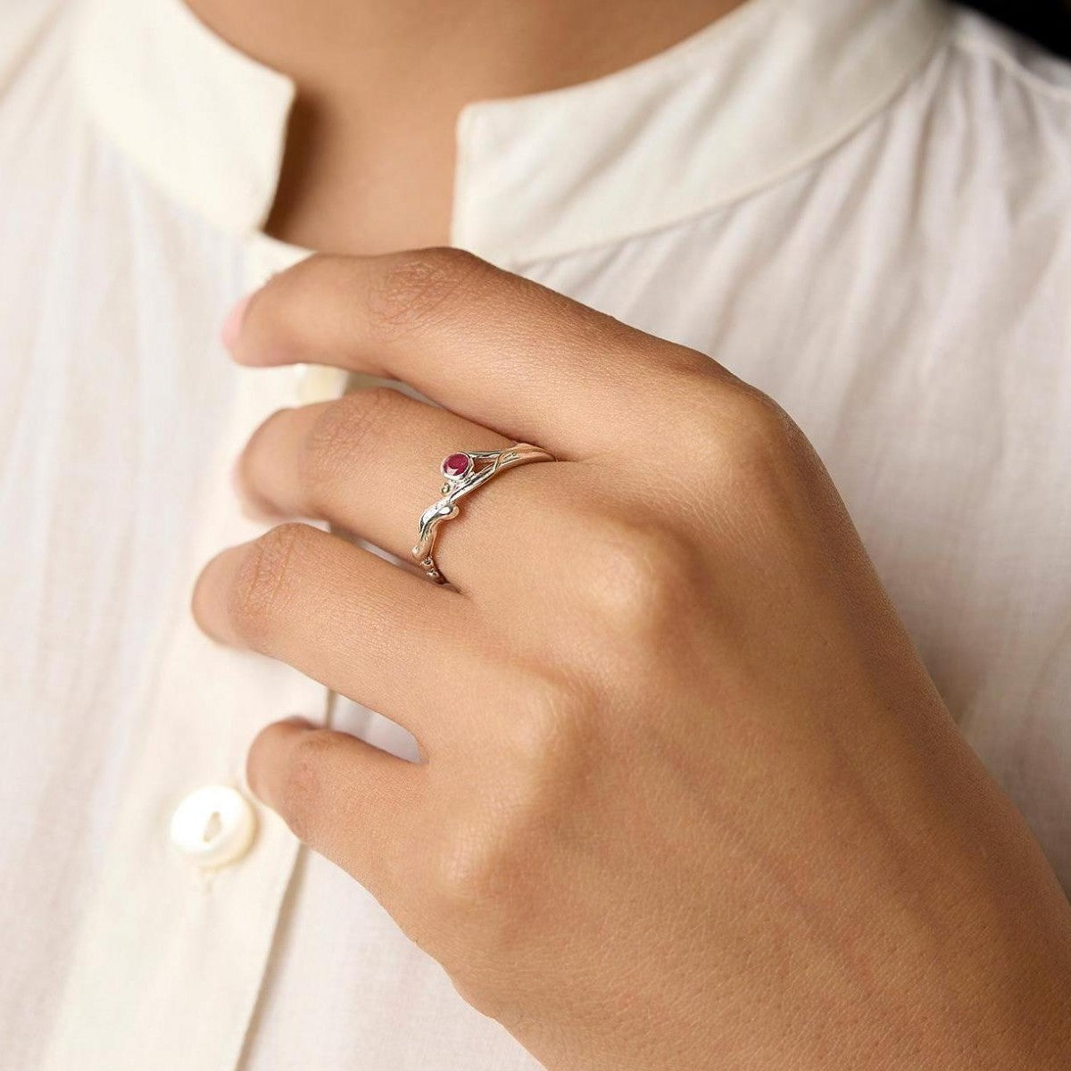 Personalized Birthstone Ring