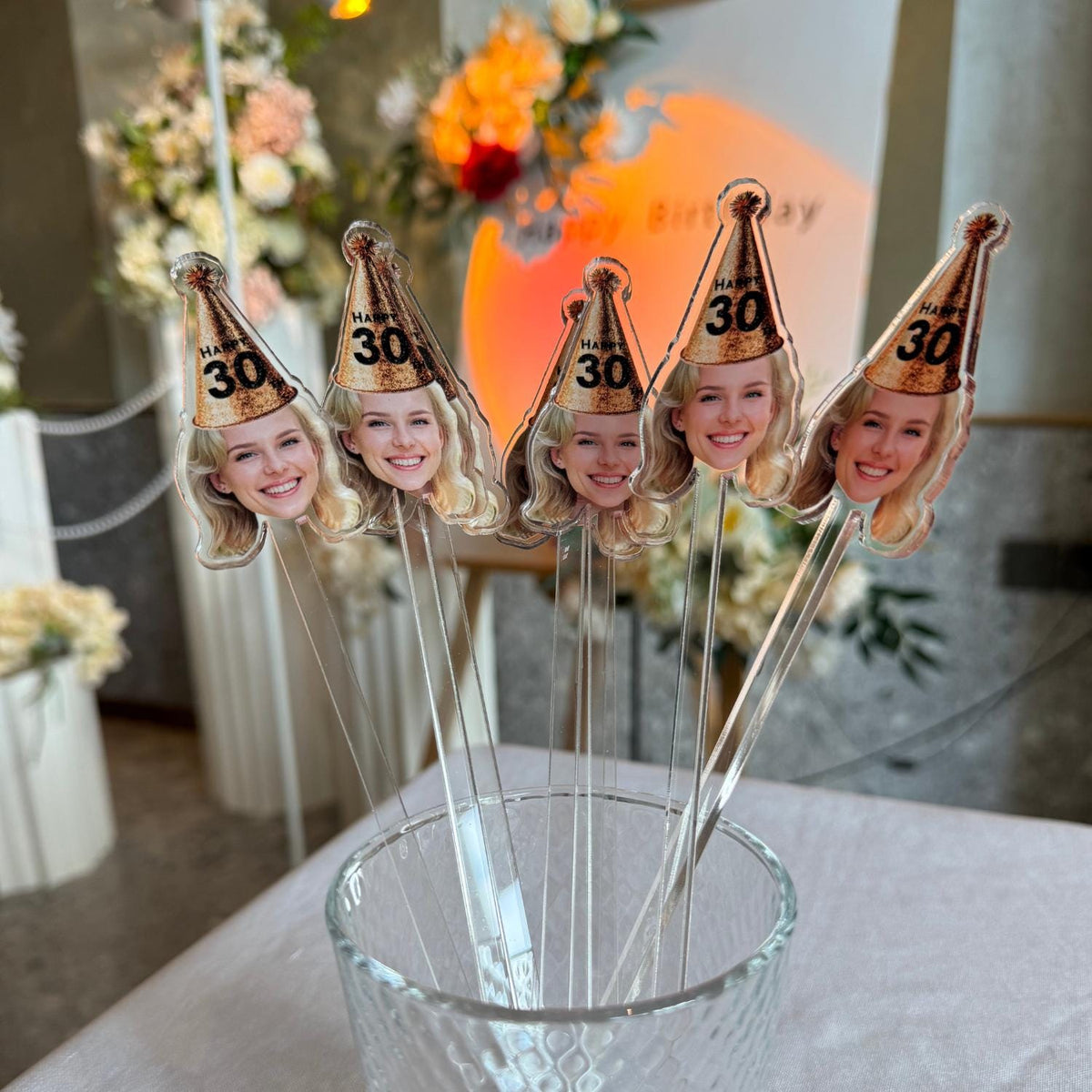 Custom Drink Stirrers Personalized Party Decoration