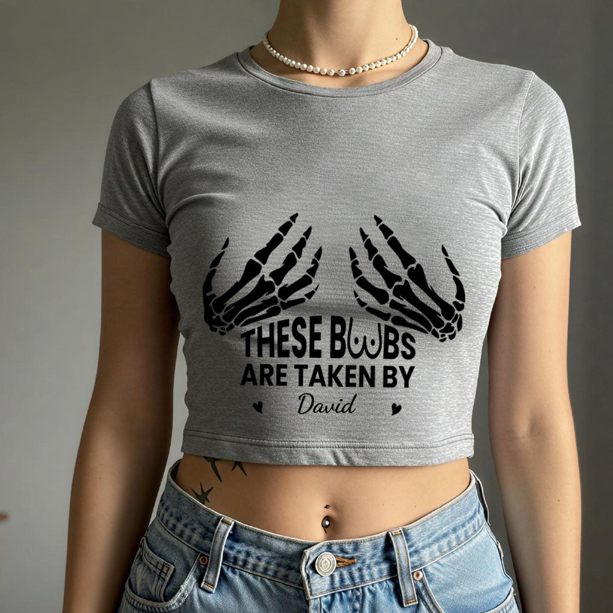 Property Of Someone Lucky - Couple Personalized Baby Tee - Gift For Wife, Girlfriend