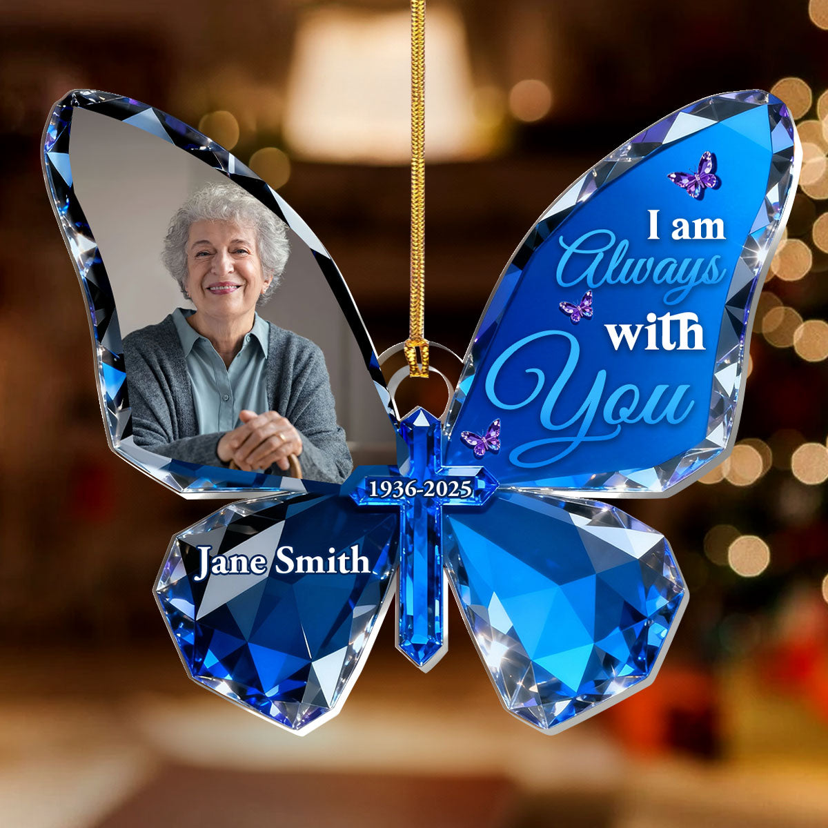 Your Wings Were Ready But My Heart Was Not - Personalized Acrylic Ornament