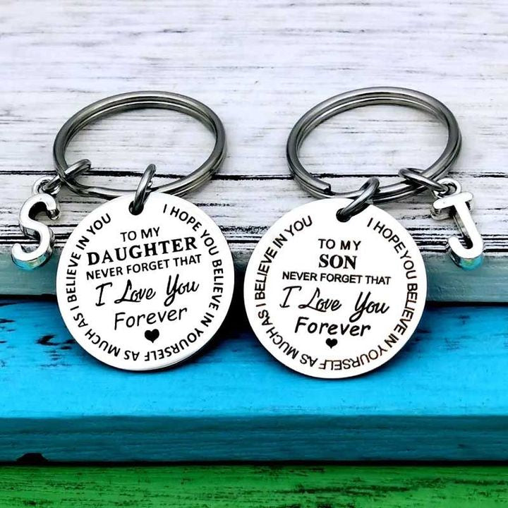 Gift For Son/Daughter- Letter Key Chain